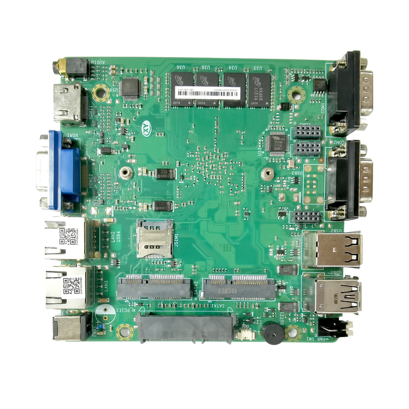 XYC 12cm*12cm Mini Motherboard J1900 2LAN 2COM for Industrial 